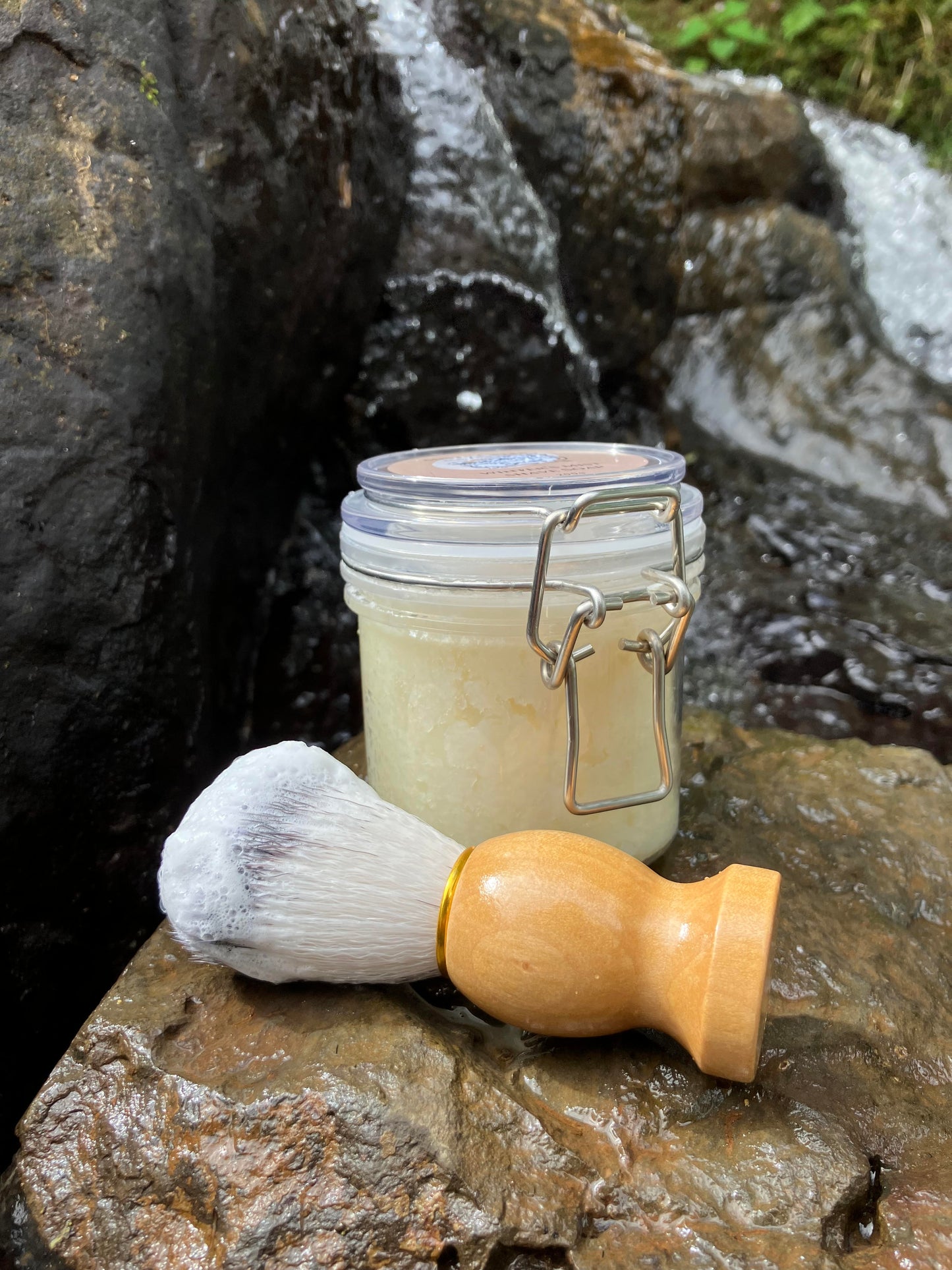 Winter’s Mist Traditional Wet Shaving Soap with Shave Brush