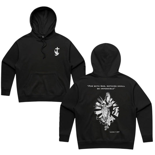 Luke 1:37 Hoodie