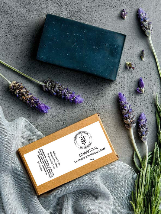 Lavender & Patchouli Charcoal Soap Bar