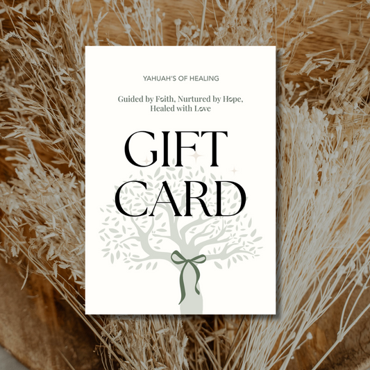 Yahuah’s of Healing Gift Card